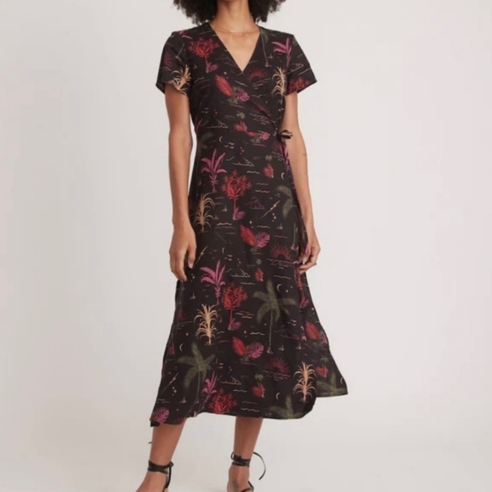 Marine Layer Wrap Dress S